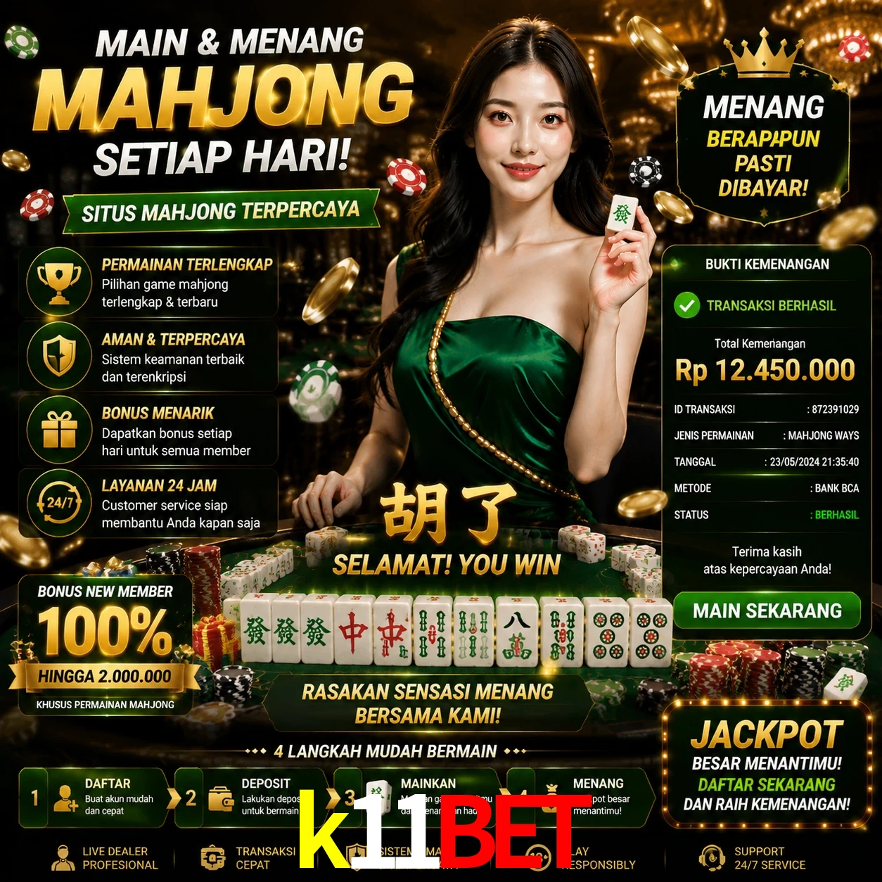 Ganhar e sacar na k11bet